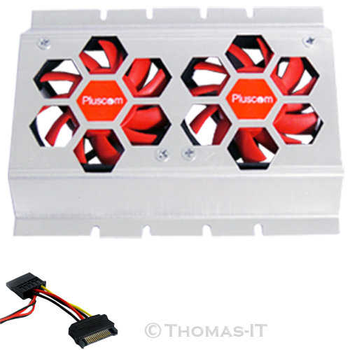 Single Dual Double Heatsink Cooling Fans Panel for Hard Drive Disk HDD